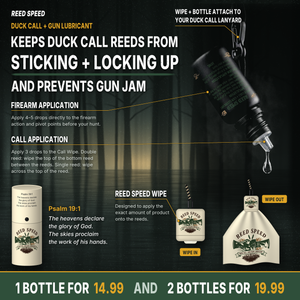 Reed Speed Dual-Action Formula (10ml Bottle + Call Wipe)
